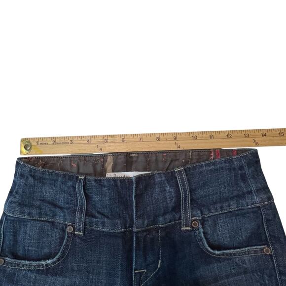 Freedom of Choice Bootcut Jeans Size 25 Dark Wash Slim USA Made - Picture 6 of 12